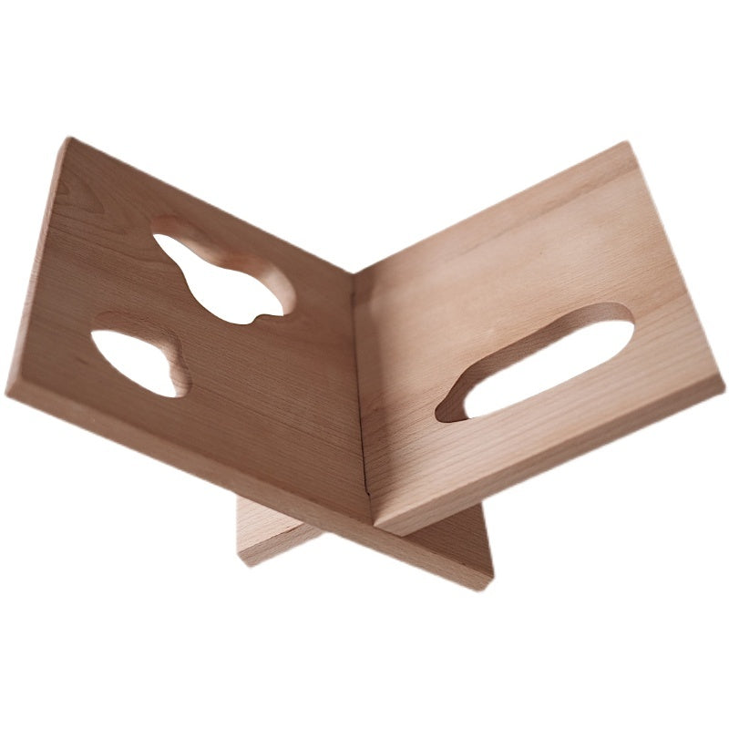 Sculpture Wooden Magazine Rack