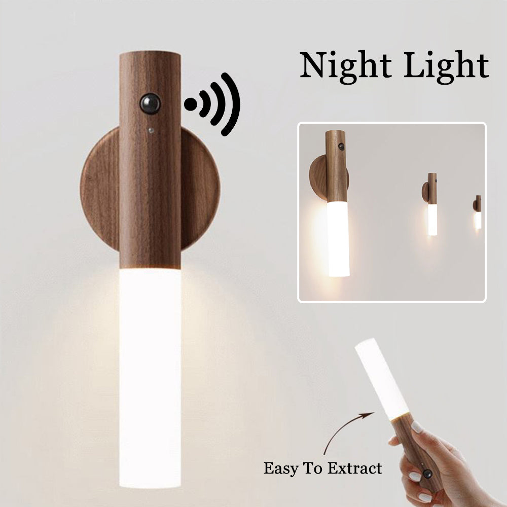 Rechargeable Magnetic Wooden Light