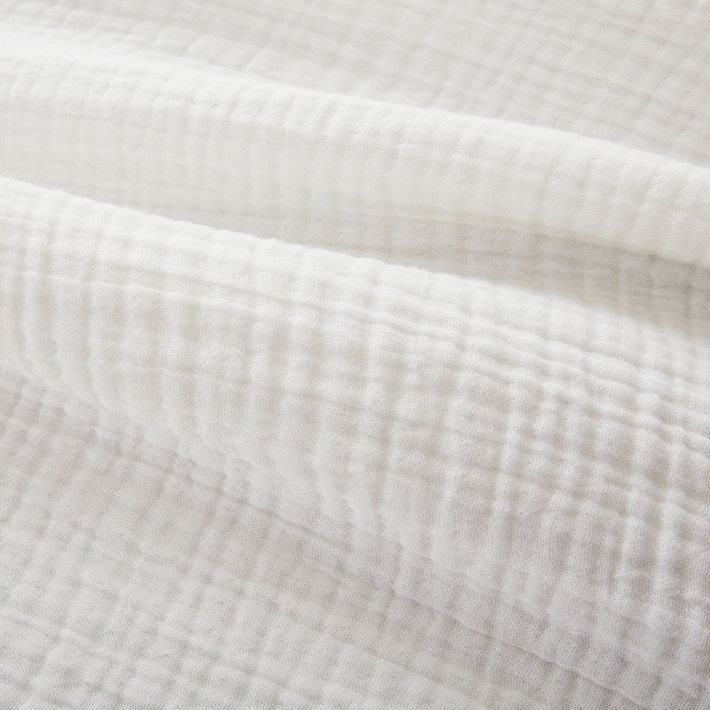 Muslin Gauze Throw Blanket - White