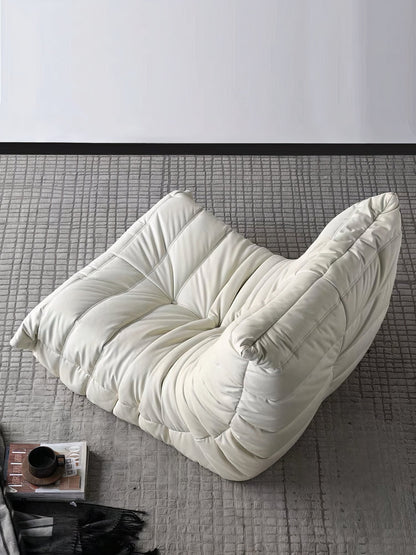 Fireside Lounge Chair - White Vegan Leather