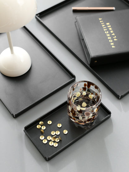 Decorative Metal Tray Set