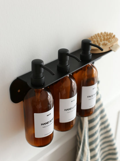 Floating Shelf with Hook - Triple