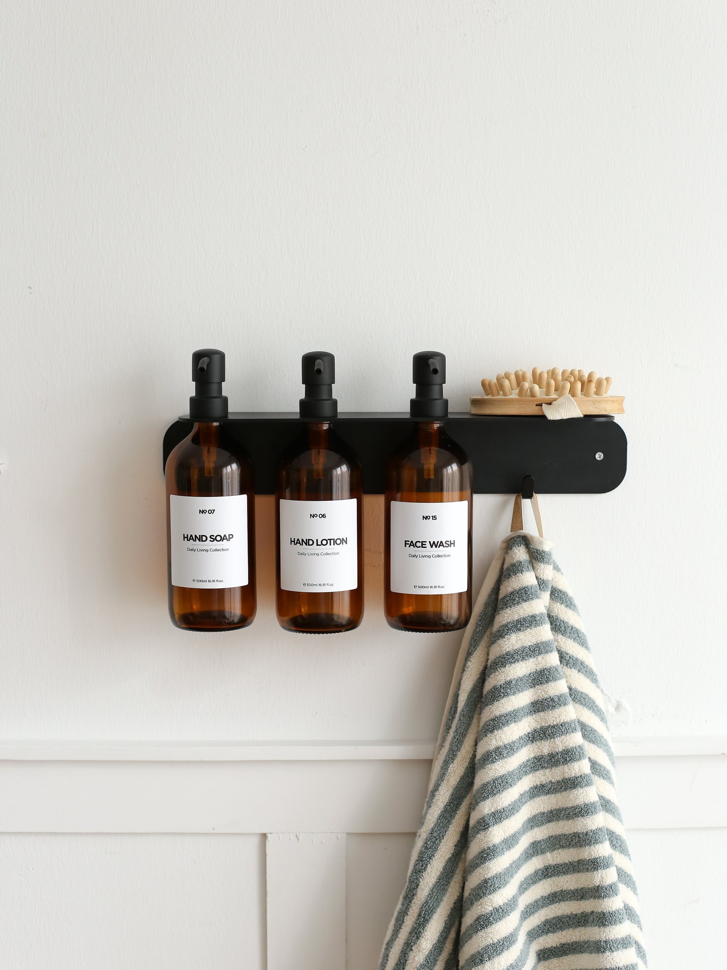 Floating Shelf with Hook - Triple