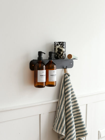 Floating Shelf with Hook - Double