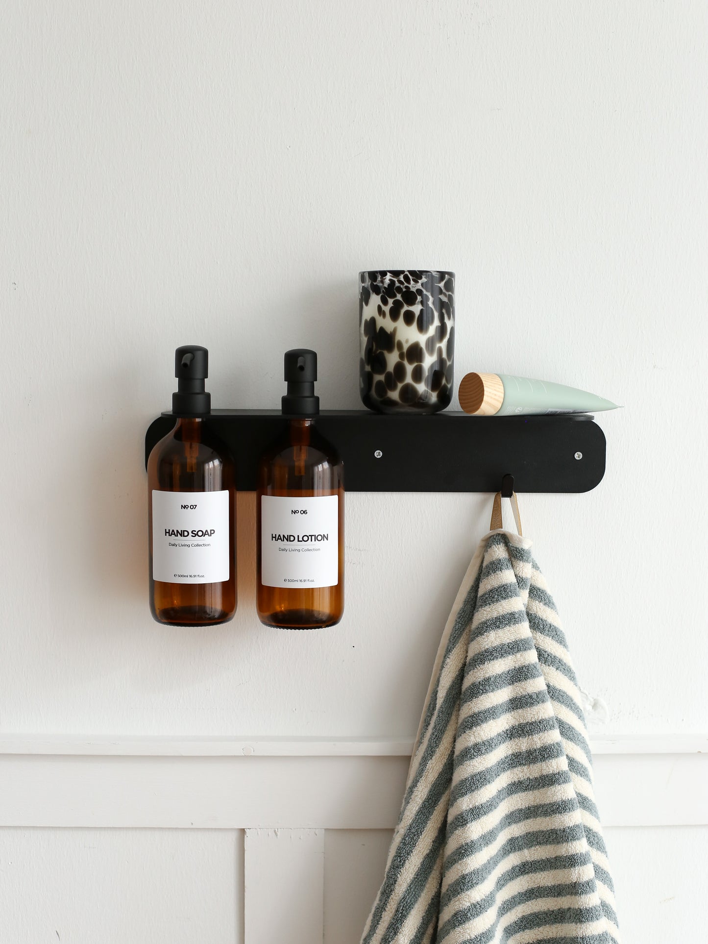 Floating Shelf with Hook - Triple