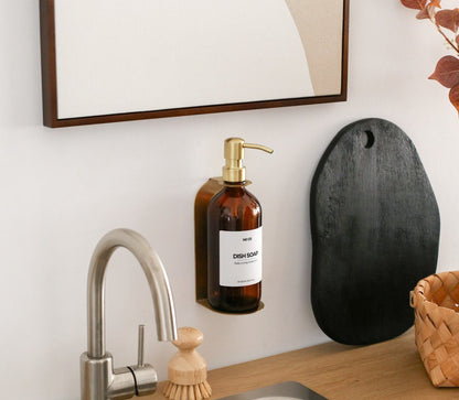 Wall Mounted Soap Dispenser - Gold