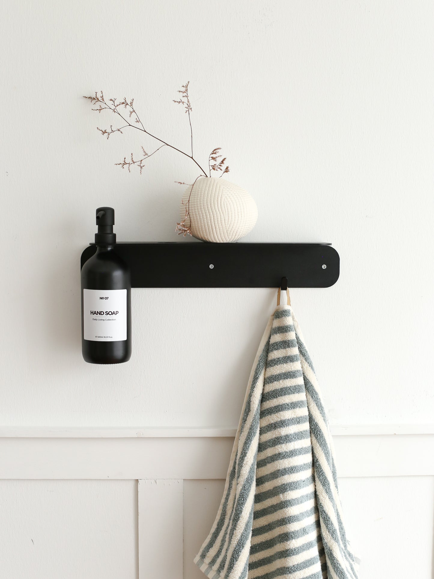 Floating Shelf with Hook - Triple