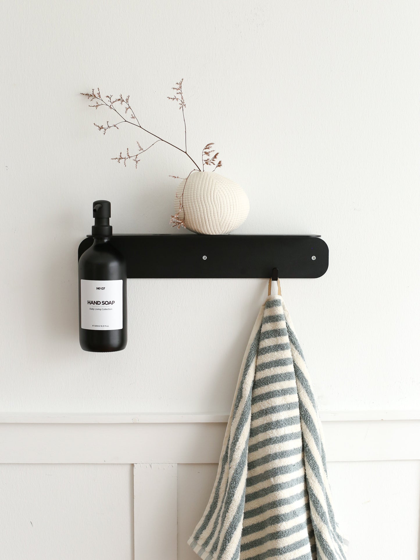 Floating Shelf with Hook - Double