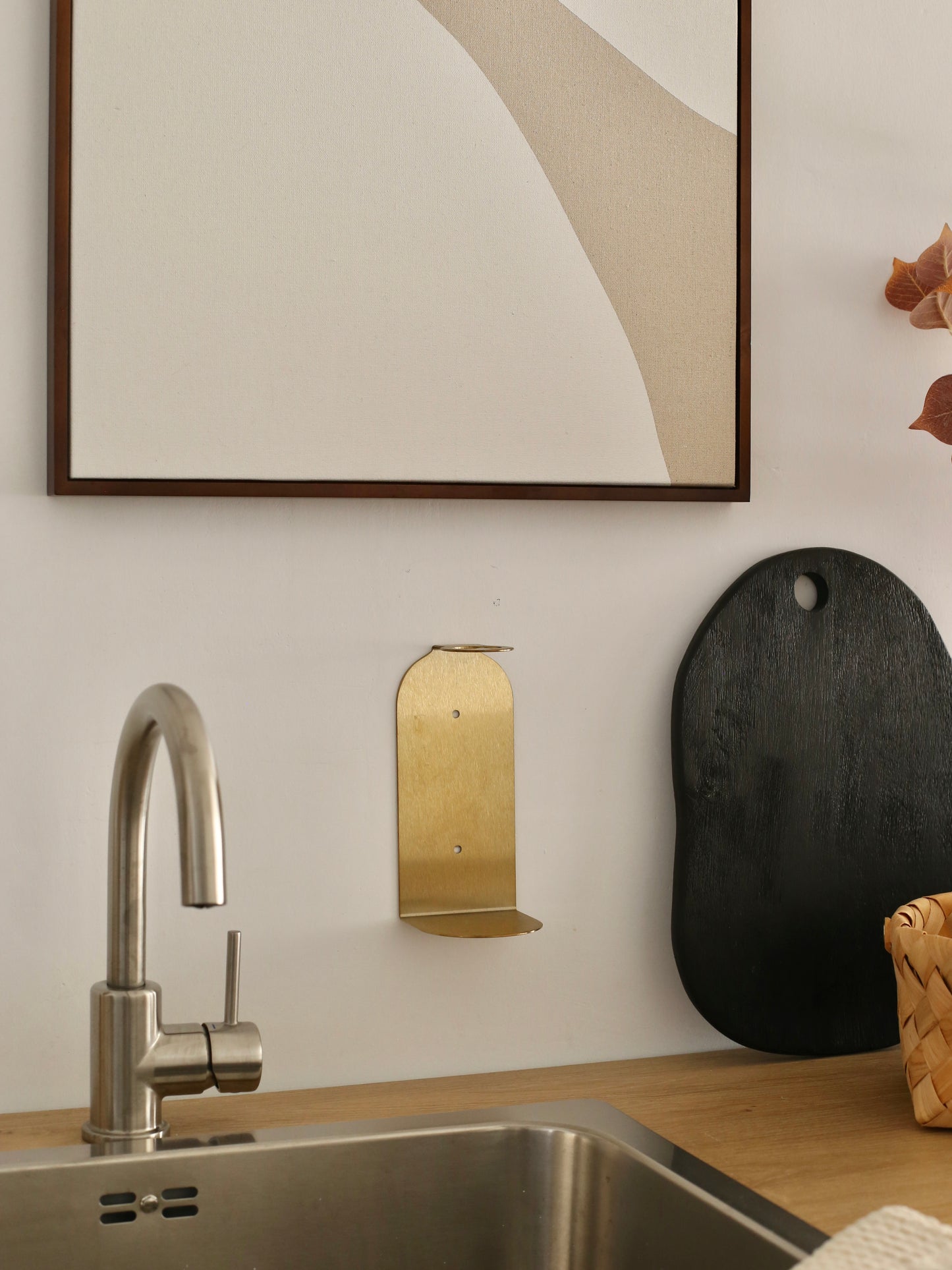 Wall Mounted Soap Dispenser - Gold