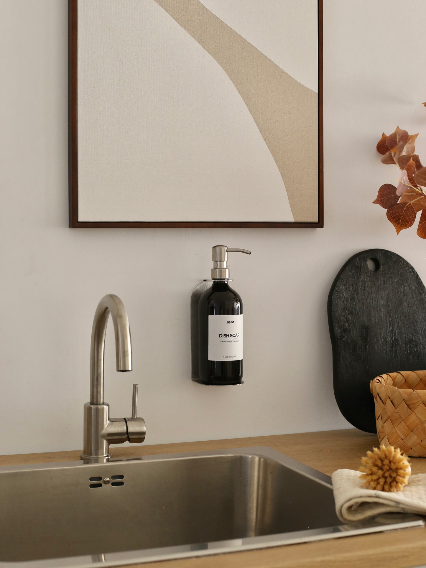 Wall Mounted Soap Dispenser - Gold