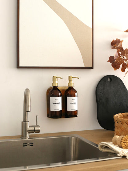 Wall Mounted Soap Dispenser - Gold