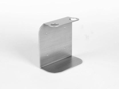 Brushed Steel Holder with Amber Soap Dispensers (Full Set)