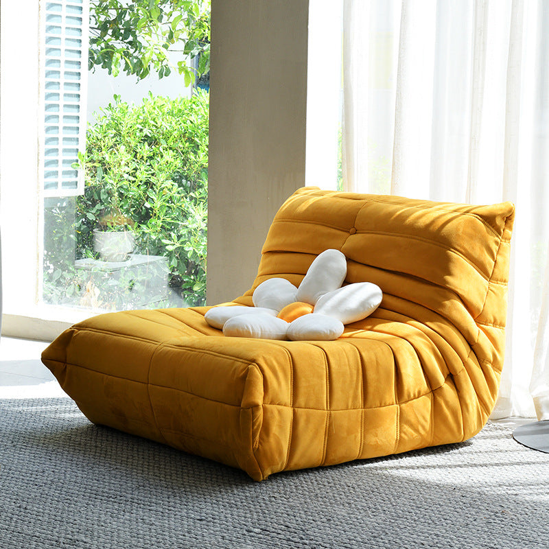 Fireside Lounge Chair - Suede Yellow