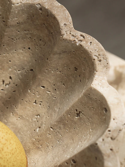 Travertine Fruit Bowl