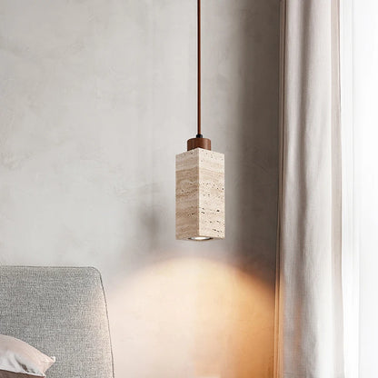 Travertine Pendant Light