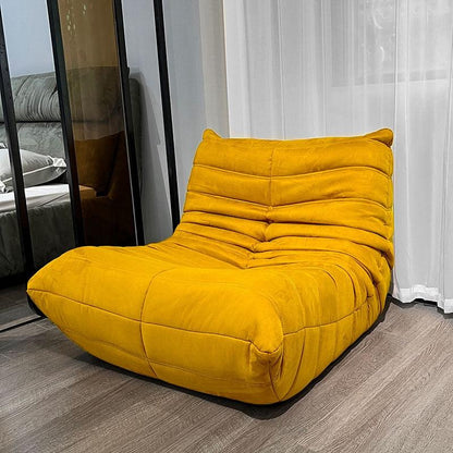 Fireside Lounge Chair - Suede Yellow