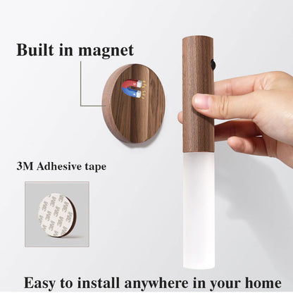 Rechargeable Magnetic Wooden Light