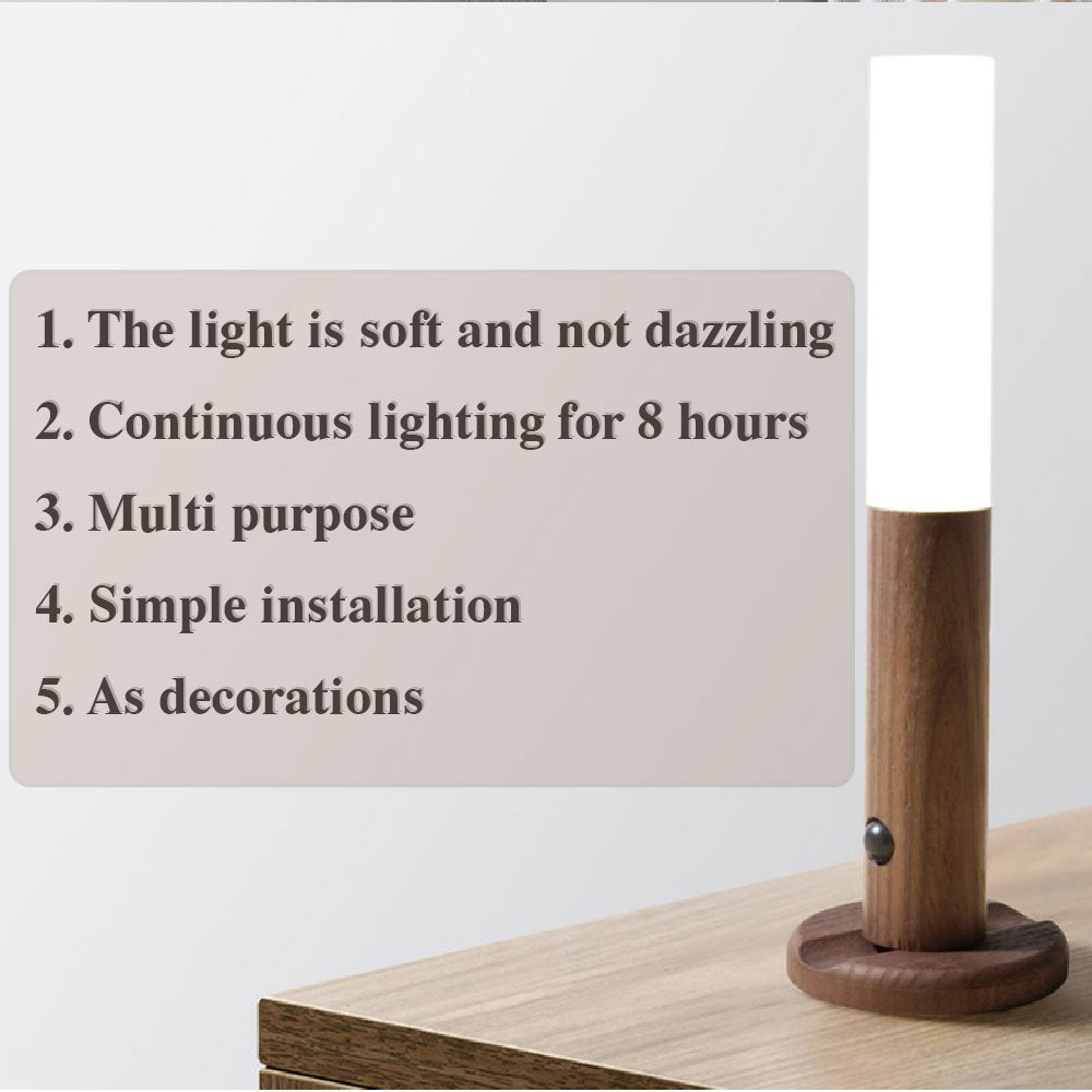 Rechargeable Magnetic Wooden Light