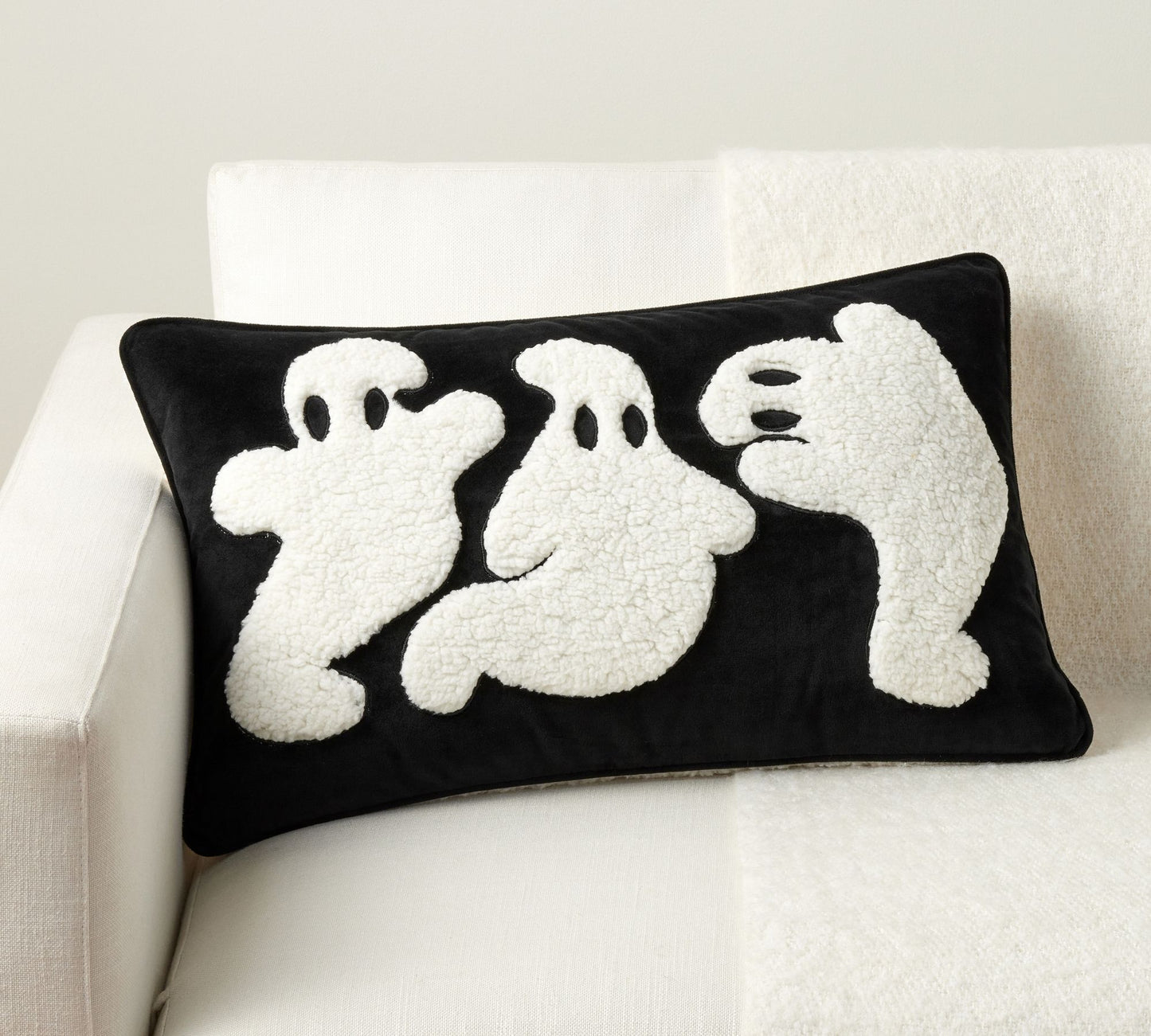 Three Ghost Lumbar Pillow