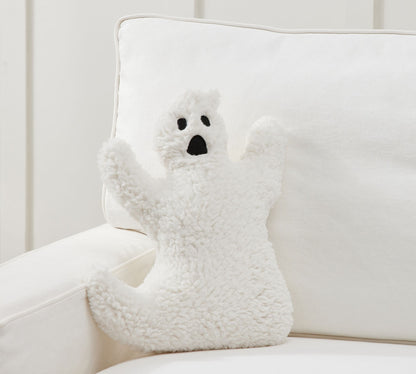 Ghost-Shaped Throw Pillow