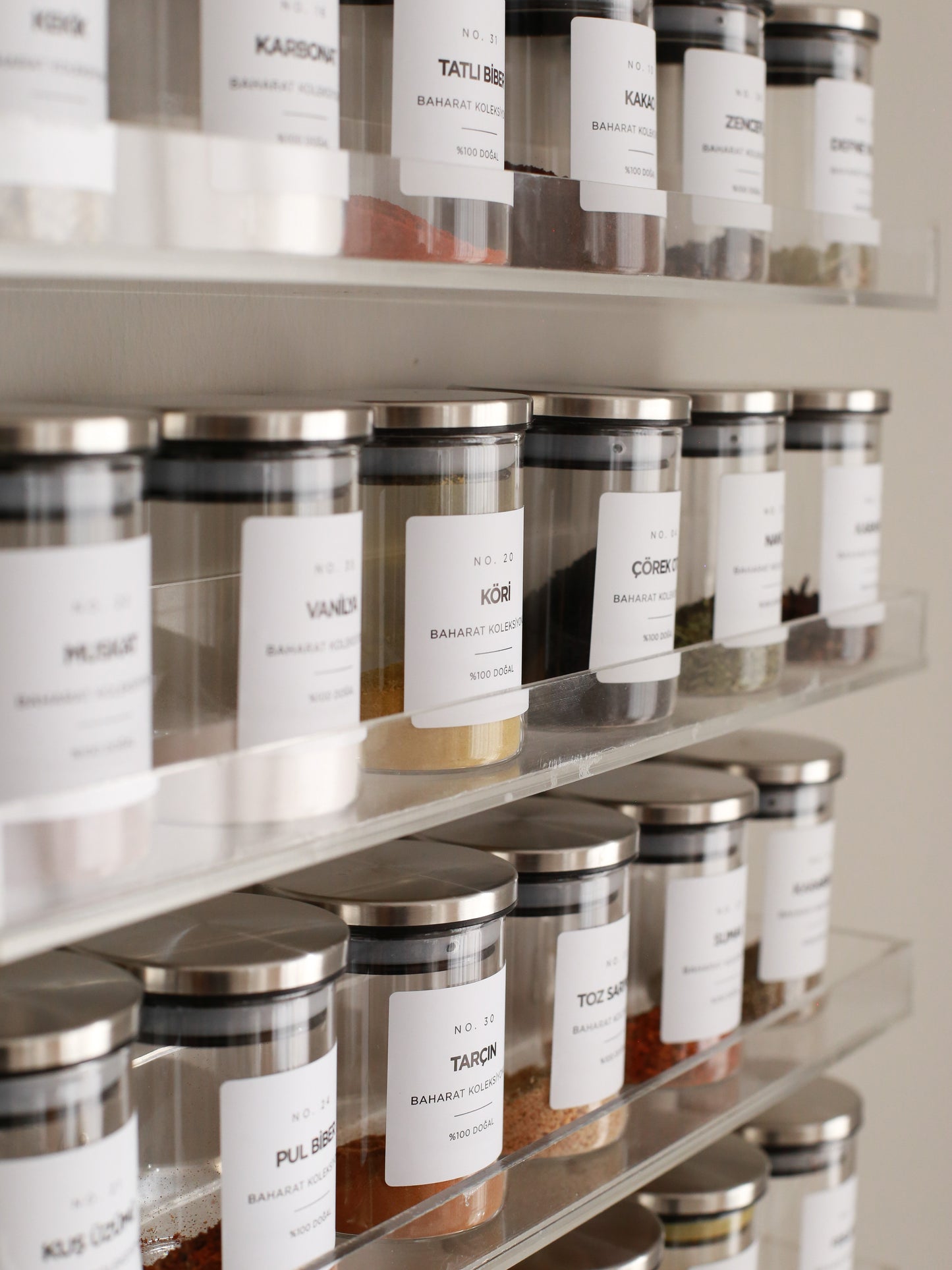 Acrylic Shelves for Spice Jars