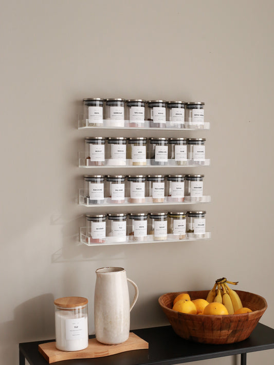 Acrylic Shelves for Spice Jars