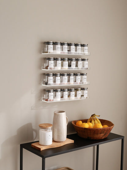 Acrylic Shelves for Spice Jars