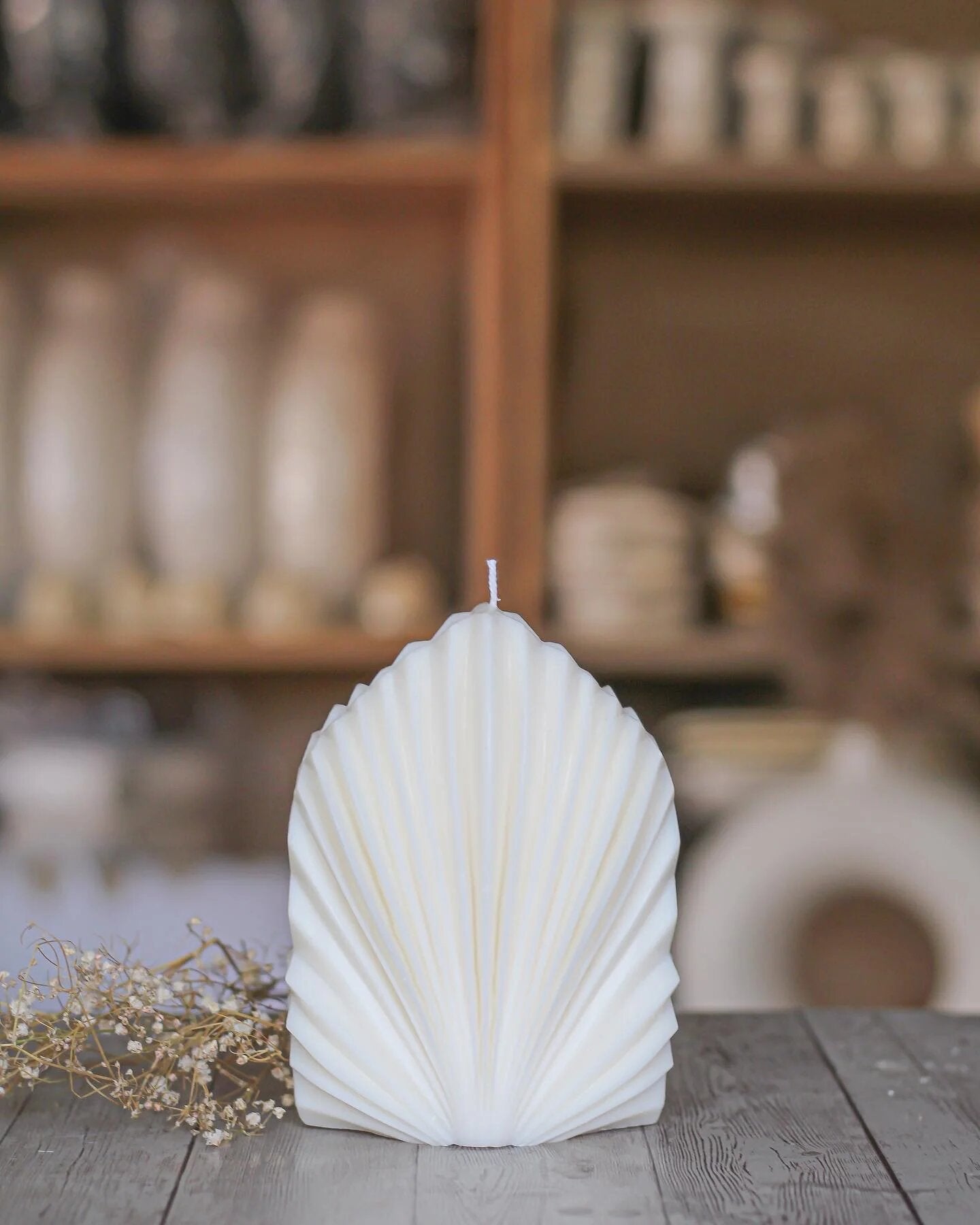 Palm Leaf Candle